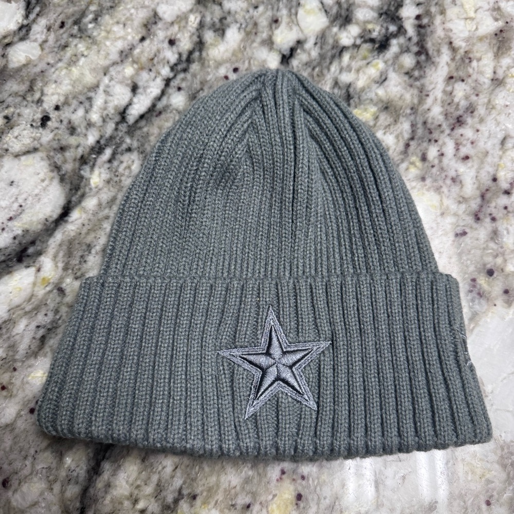 NFL Dallas Cowboys Cuffed Knit Beanie Gray